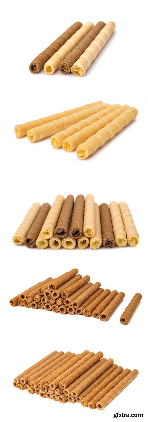 Wafer Sticks Isolated - 8xJPGs