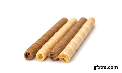 Wafer Sticks Isolated - 8xJPGs