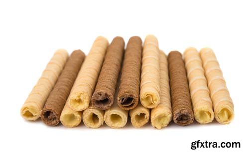 Wafer Sticks Isolated - 8xJPGs