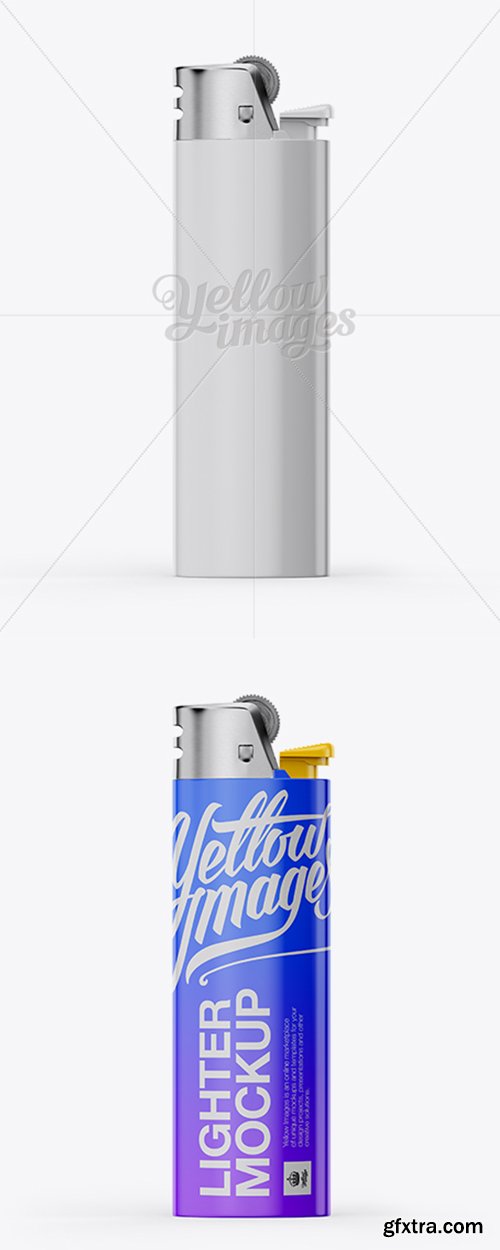 Plastic Lighter Mockup 11858