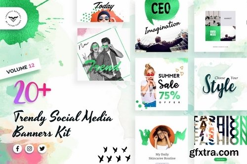 Social Media Kit Volume XII