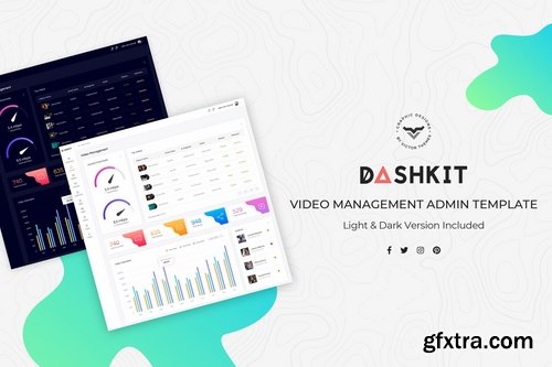 Video Management Admin Dashboard UI Kit