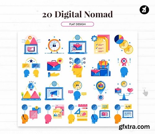 20 Digital nomad elements