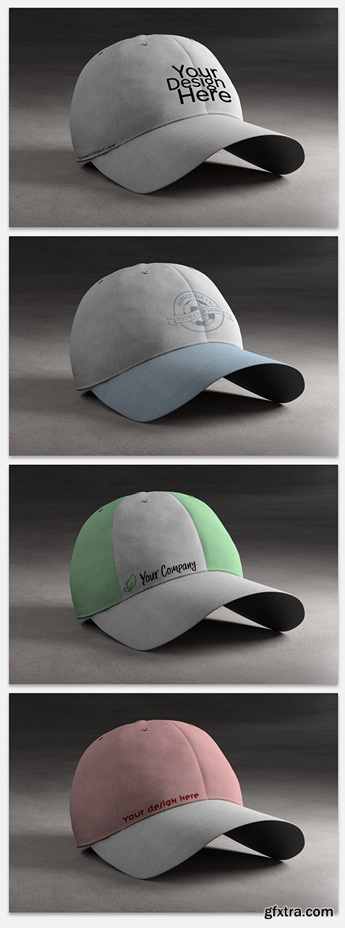 Baseball Cap Print Design Mockup 264011768