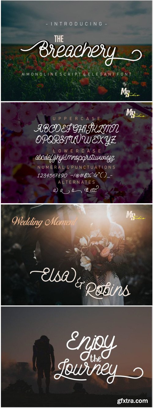 The Breachery Script Font