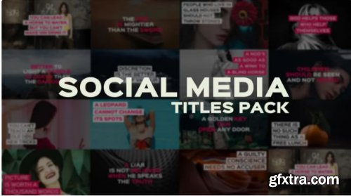 Social Media Titles Pack 223490