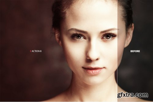 Professional Portrait Photoshop Action