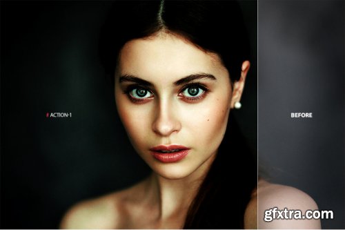 Professional Portrait Photoshop Action