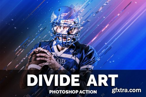 Divide Art Photoshop Action