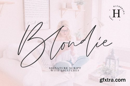 CreativeMarket - BLONDIE SCRIPT 3756053