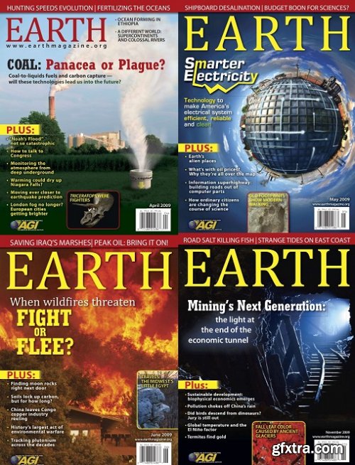 Earth Magazine 2009 Full Year Collection