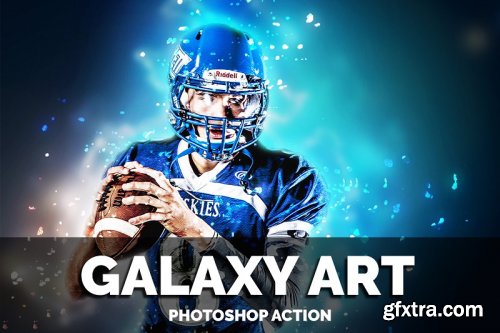 CreativeMarket - Galaxy Art Photoshop Action 3762608