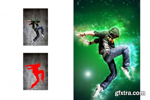 CreativeMarket - Galaxy Art Photoshop Action 3762608