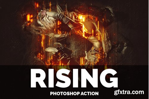 Rising Photoshop Action