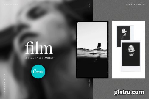 50 Film Frames Instagram Templates, Social media kit