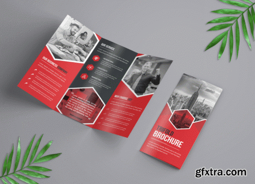 Corporate Trifold Brochure template