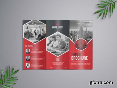 Corporate Trifold Brochure template