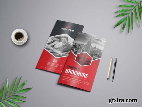 Corporate Trifold Brochure template