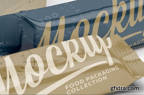 CreativeMarket - Display Box and Snack Bars Mockup 3780328