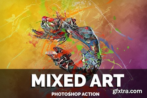 Mixed Art Photoshop Action