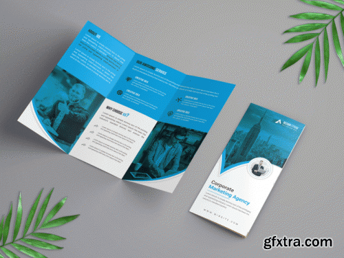 Corporate Trifold Brochure template