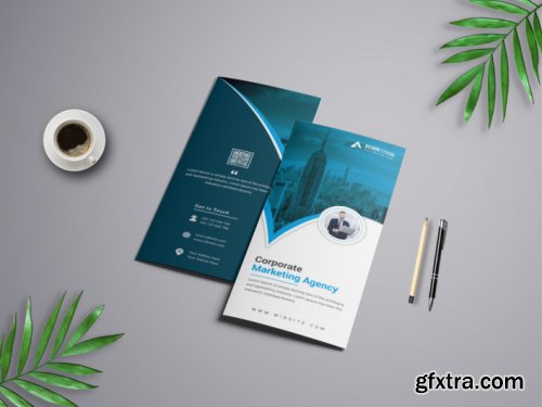 Corporate Trifold Brochure template