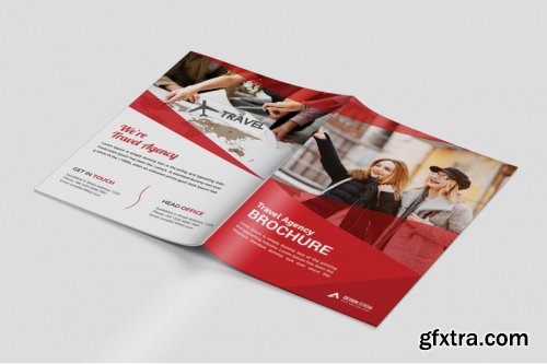 Travel Bi Fold Brochure template