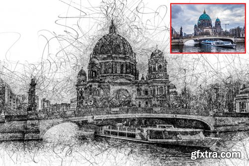 Pencil Sketch V2 Photoshop Action