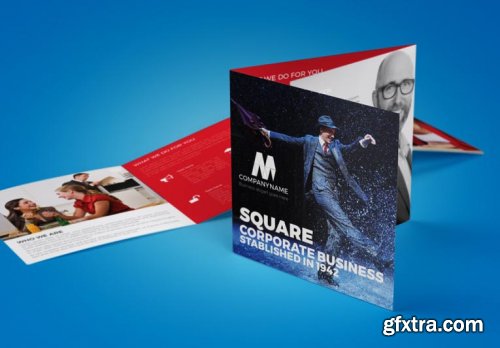 Square Trifold Corporate Brochure