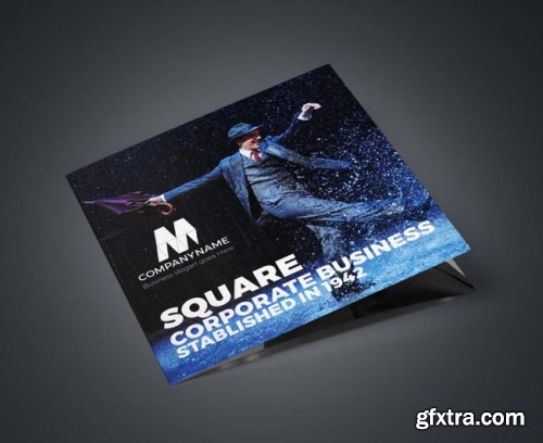 Square Trifold Corporate Brochure