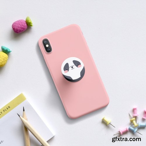 CreativeMarket - Pop Socket Mockup 3764466