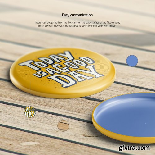 CreativeMarket - Frisbee Mockups Set 3776003