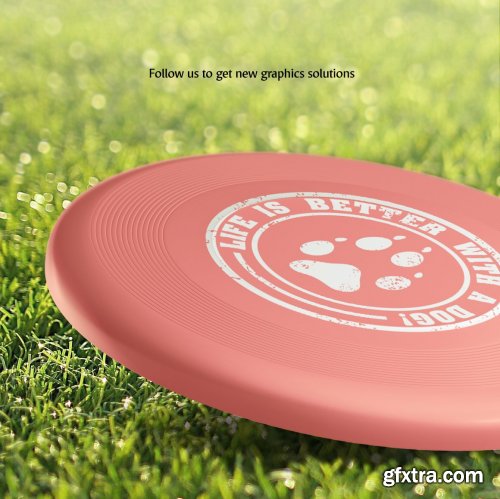 CreativeMarket - Frisbee Mockups Set 3776003