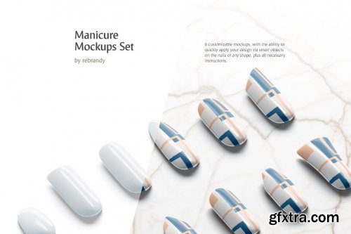 CreativeMarket - Manicure Mockups Set 3763024