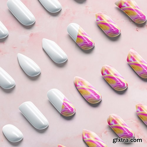 CreativeMarket - Manicure Mockups Set 3763024