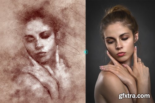 Hand Drawn Scratches Photoshop Actions