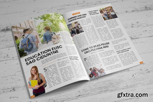 CreativeMarket - Education Magazine Brochure v1 3795064