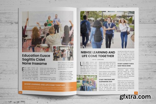 CreativeMarket - Education Magazine Brochure v1 3795064