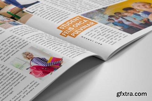 CreativeMarket - Education Magazine Brochure v1 3795064