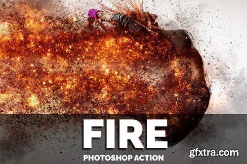 Fire Photoshop Action