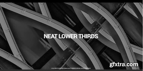 Neat Lower Thirds - Premiere Pro Templates 238441