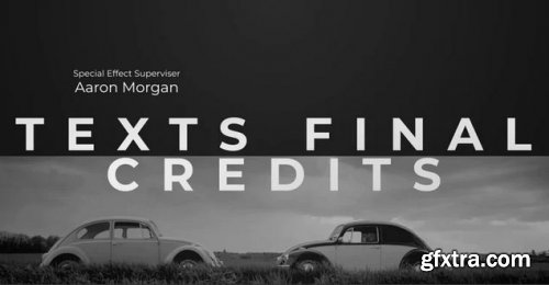 Texts Final Credits - Premiere Pro Templates 239044