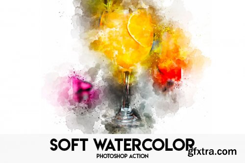 Soft Watercolor Photoshop Action