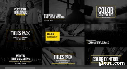 Corporate Titles Pack V2 - After Effects 238416