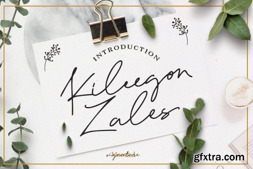 CreativeMarket - Kileegon Zales Signature 3814479