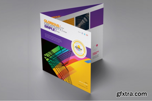 Business Square Trifold Brochure