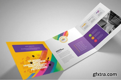 Business Square Trifold Brochure