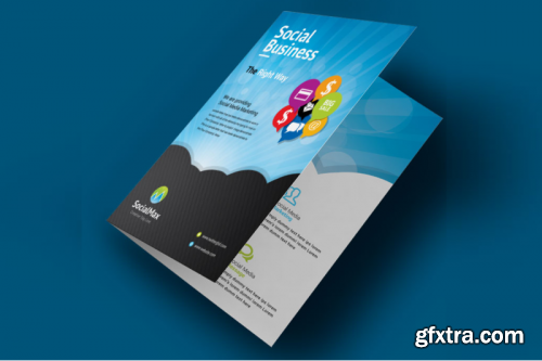 Social Media Bifold Brochure