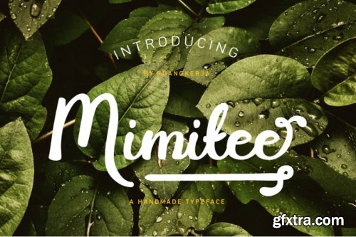 Mimitee - A handmade typeface