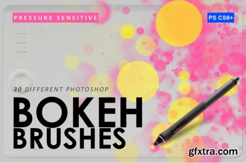 CreativeMarket - 30 Bokeh Photoshop Brushes 3799814